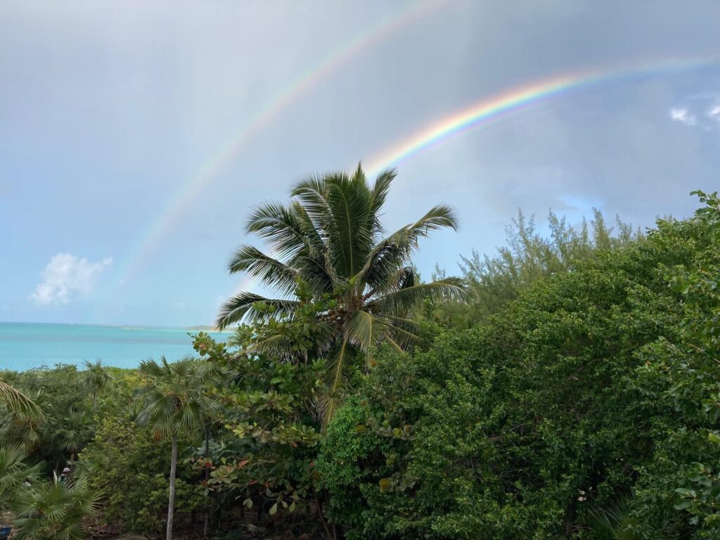 Rainbows on Four Turtles Villas Tropic Gardens